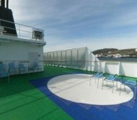 MS Kong Harald Sun Deck